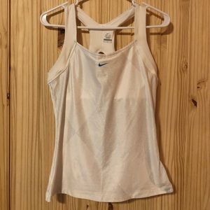 Nike Dri fit work out tank - White